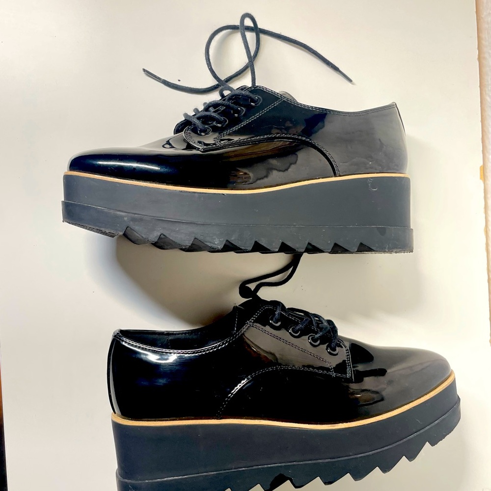 Chunky Platform Oxford Shoes